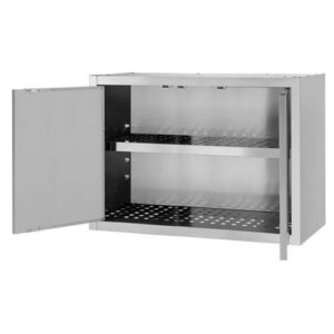 PENSILE 80X40X65 ACCIAIO INOX 430 ARMADIATO SGOCCIOLATOIO RISTORANTE RS5176
