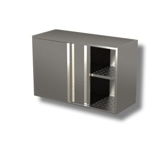 PENSILE 140X40X65 ACCIAIO INOX 430 ARMADIATO SGOCCIOLATOIO RISTORANTE RS5182
