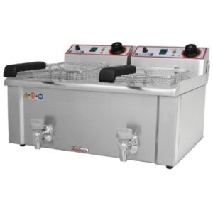 FRIGGITRICE ELETTRICA PROFESSIONALE 13+13 LITRI CM 69X52X37 RS1014