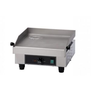 FRY TOP LISCIO PROFESSIONALE ELETTRICO PIANO INOX CM 39X38X21 RS7845