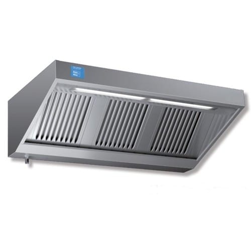 CAPPA 120X110X45 ACCIAIO INOX SNACK MOTORE LUCI VARIATORE REGOLATORE CUCINA RISTORANTE RS7258
