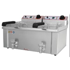 FRIGGITRICE ELETTRICA PROFESSIONALE 7+7 LITRI CM 56X46X34 RS1017