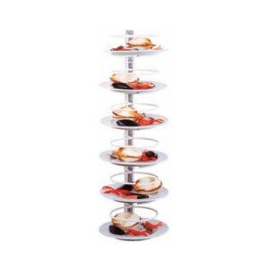 PORTA PIATTI CUCINA MENSA DA MURO AGGANCIO 12 PIATTI 18/23 CM RS1764