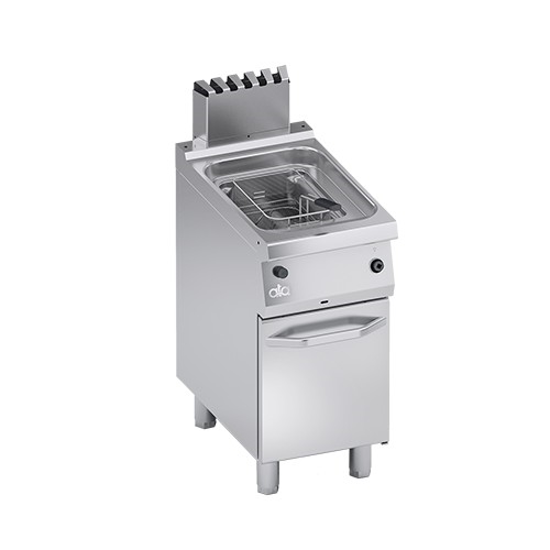 FRIGGITRICE GAS PROFESSIONALE 1 VASCA LITRI 12 CM 40X70X85 RS3640