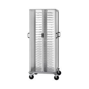 CARRELLO PORTA PIATTI CUCINA MENSA 96 PIATTI 18/23 CM RS0440