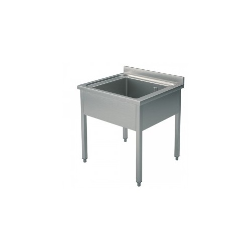 LAVELLO 70X70X85 ACCIAIO INOX 304 SU GAMBE CUCINA RISTORANTE RS5548