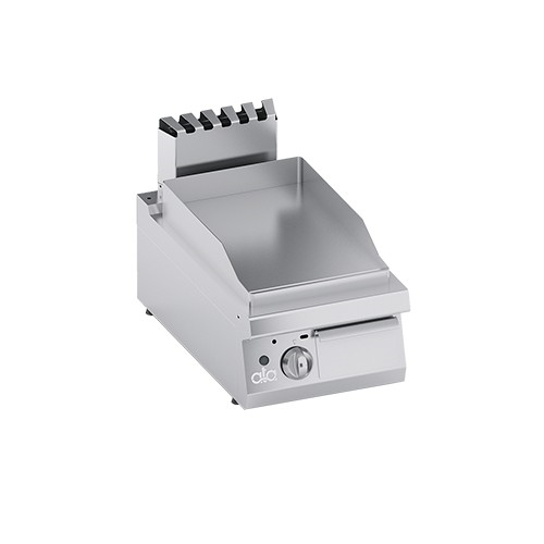 FRY TOP LISCIO PROFESSIONALE A GAS DA BANCO CM 40X70X25 RS3624
