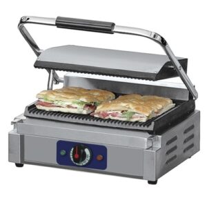 PIASTRA GHISA MEDIA RIGATA PANINI TOAST RS1707