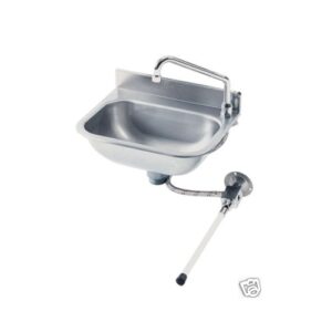 LAVAMANI INOX COMANDO A GINOCCHIO CM 38X30X21 RS1363