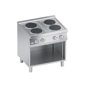 CUCINA PIANO COTTURA ELETTRICO PAVIMENTO 4 PIASTRE CM 80X70X85 RS3621