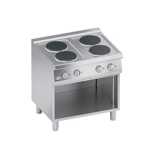 CUCINA PIANO COTTURA ELETTRICO PAVIMENTO 4 PIASTRE CM 80X70X85 RS3621