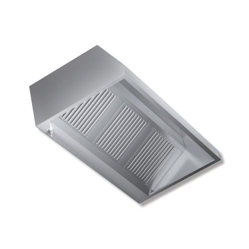 CAPPA 140X90X45 ACCIAIO INOX PARETE MOTORE CUCINA RISTORANTE RS7299