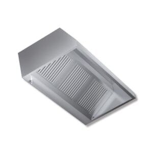 CAPPA 220X90X45 ACCIAIO INOX PARETE MOTORE CUCINA RISTORANTE RS7303