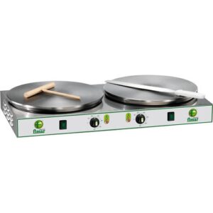 CREPIERA CREPES DOPPIA 40+40 ELETTRICA RS0684