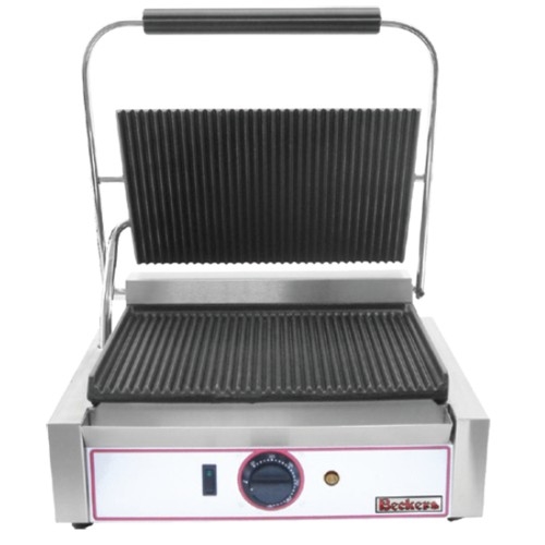 PIASTRA GHISA MEDIA SINGOLA RIGATA PANINI TOAST RS1708