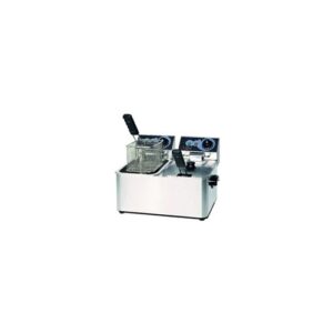 FRIGGITRICE ELETTRICA BANCO PROFESSIONALE 4+4 LITRI CM 48X38X31 RS3157