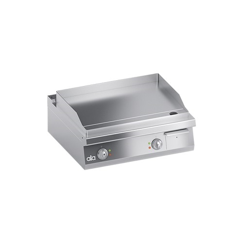 FRY TOP LISCIO PROFESSIONALE ELETTRICO DA BANCO CM 80X70X25 RS3634