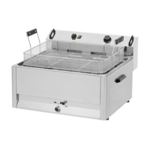 FRIGGITRICE ELETTRICA VASCA 16 LITRI PASTICCERIA CM 54X45X37 RS3709