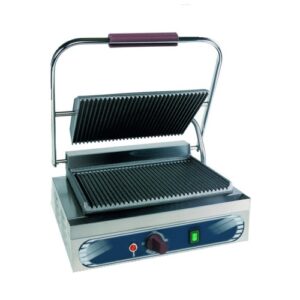 PIASTRA GHISA SINGOLA RIGATA PANINI TOAST RS3062