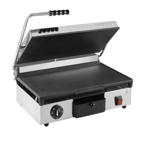 PIASTRA GHISA GRANDE PANINI LISCIA RIGATA RS1704