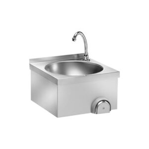 LAVAMANI INOX COMANDO A GINOCCHIO CM 40X40X32 RS3463