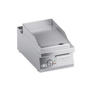 FRY TOP RIGATO PROFESSIONALE ELETTRICO DA BANCO CM 40X70X25 RS3633