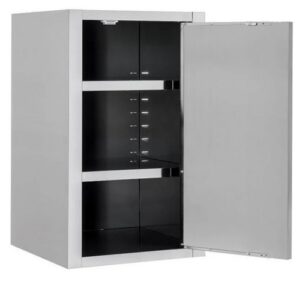 PENSILE 40X40X100 ACCIAIO INOX 430 ARMADIATO CUCINA RISTORANTE PIZZERIA RS5142