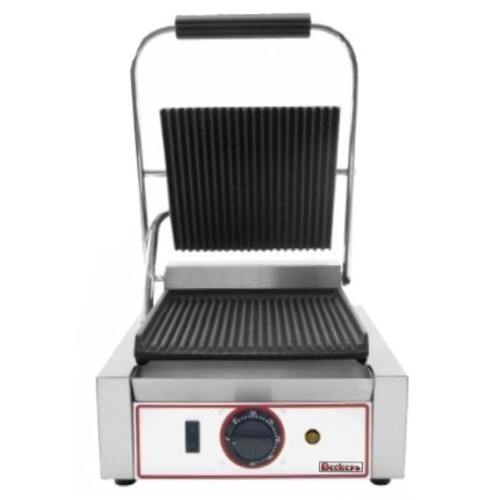 PIASTRA GHISA SINGOLA RIGATA PANINI TOAST PIZZE RS1719