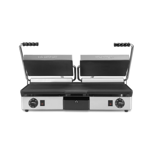 PIASTRA GHISA DOPPIA PANINI LISCIA RS1701