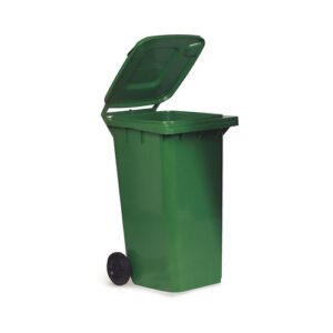 PATTUMIERA RIFIUTI RACCOLTA DIFFERENZIATA VERDE 120 LITRI RS1636