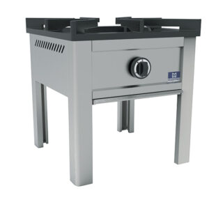 FORNELLONE A GAS PROFESSIONALE 1 FUOCO CM 50X50X45 RS3379