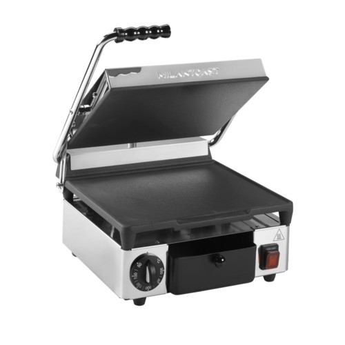 PIASTRA GHISA SINGOLA LISCIA PANINI TOAST PIZZE RS1715