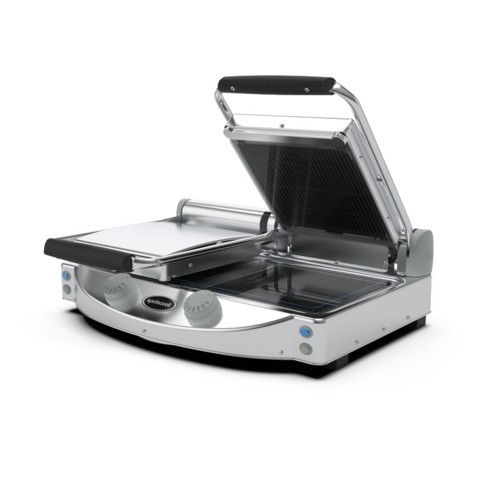 PIASTRA VETROCERAMICA DOPPIA LISCIA-RIGATA PANINI TOAST RS9632