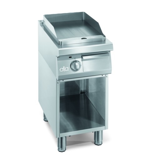 FRY TOP LISCIO PROFESSIONALE A GAS DA PAVIMENTO CM 40X70X85 RS3628