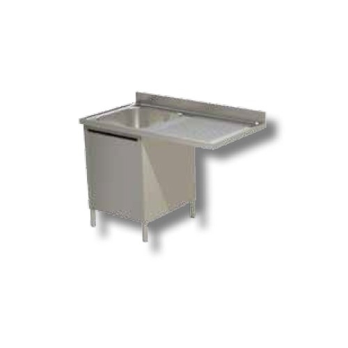 LAVELLO 140X70X85 ACCIAIO INOX 304 ARMADIATO VANO LAVASTOVIGLIE CUCINA RS5942