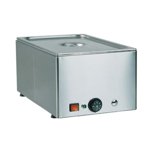 BAGNOMARIA TAVOLA CALDA RISCALDATA ACCIAIO INOX CUCINA 3 GN 1/1 RS0153