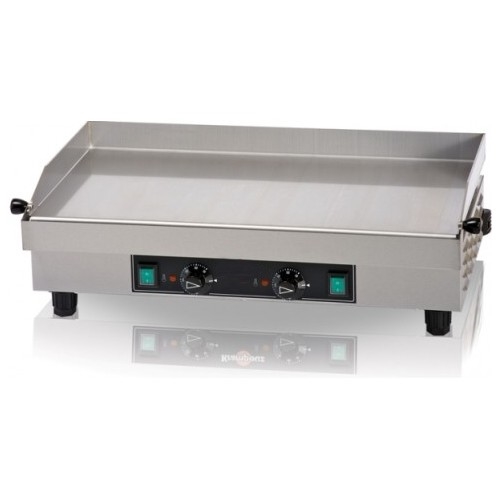 FRY TOP LISCIO PROFESSIONALE ELETTRICO PIANO INOX CM 70X38X21 RS7846