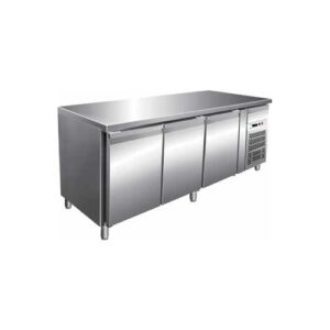 TAVOLO FRIGORIFERO FRIGO 3 PORTE PASTICCERIA CM 202X80X85 +2 +8 RS1954