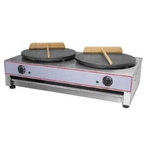 CREPIERA CREPES DOPPIA 40+40 ELETTRICA RS0683