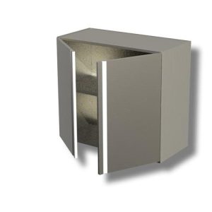 PENSILE 100X40X65 ACCIAIO INOX 304 ARMADIATO CUCINA RISTORANTE PIZZERIA RS8421