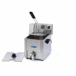 Friggitrice - 8L 1 Cestello - con Rubinetto di Scarico(09300415)