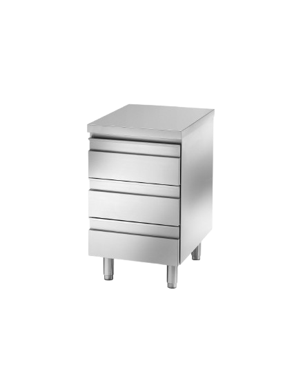 Cassettiere acciaio inox